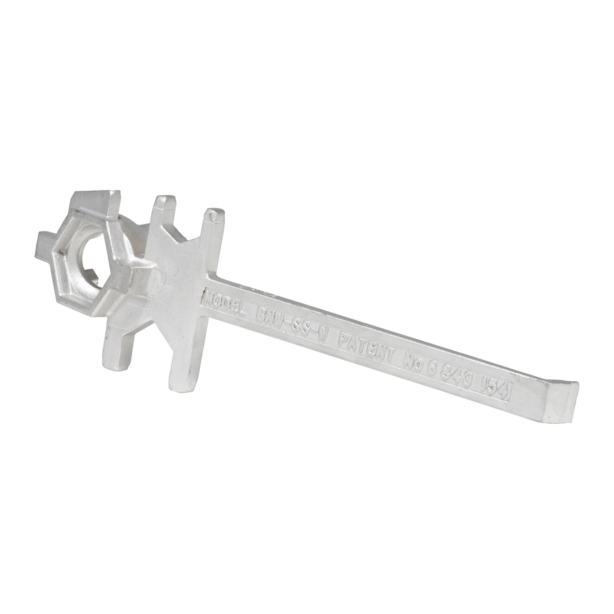 Vestil Stainless Steel Drum Bung Wrench - 12in. Length, Model# BNW-SS-W